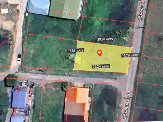 ขายที่ดิน ถนนสุวินทวงค์ ซอย 41 ที่ดิน 116 วา ติดถนน 2 ด้าน ถนนสุวินทวงค์ ซอย 41 แขวงลำผักชี เขตหนองจอก กรุงเทพฯ