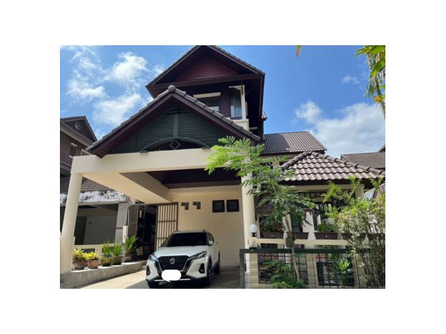 บ้านเดี่ยว หมู่บ้านบ้านสวนริมคลอง 77 ตารางวา 4 ห้องนอน แขวงบางมด เขตจอมทอง กรุงเทพมหานคร
