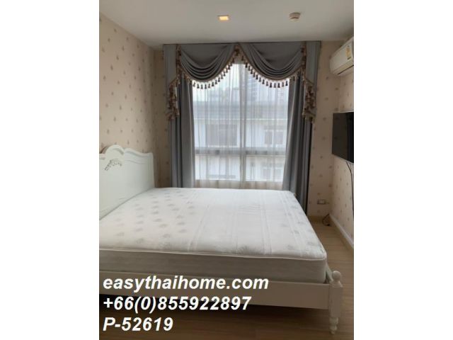 P-52619 ปล่อยเช่า Tree Condo Sukhumvit 42 (ทรี คอนโด สุขุมวิท 42) ห้องใหญ่ อยู่สบาย ใกล้ BTS พระโขนง และเอกมัย เฟอร์ครบ