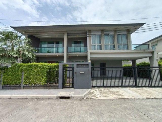 ให้เช่าบ้านเดี่ยว The Palm บางนา-วงแหวน หลังมุมเฟอร์นิเจอร์และเครื่องใช้ไฟฟ้าครบ 4 ห้องนอน ใกล้สนามบินสุวรรณภูมิ