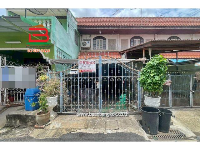 ทาวน์เฮาส์ หมู่บ้านบ้านบัวทอง (บัวทอง 7/6) เนื้อที่ 16 ตรว. ใกล้Central Westgate บางรักพัฒนา บางบัวทอง นนทบุรี