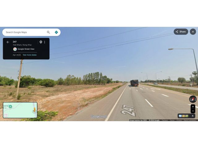 ขายถูก!!! 51-3-85 ไร่ ที่ดินถนนบายพาสเลี่ยงเมืองหนองคาย