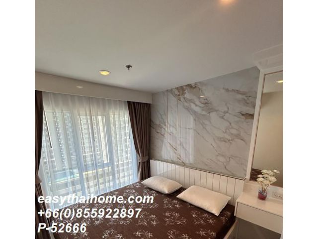 P-52666 | ปล่อยเช่า Regent Home Bangna (รีเจ้นท์โฮม บางนา) คอนโดพร้อมอยู่ ใกล้ BTS บางนา เฟอร์ครบ พร้อมเครื่องซักผ้า