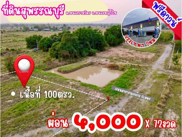 ที่ดิน หนองหญ้าไซ สุพรรณบุรี