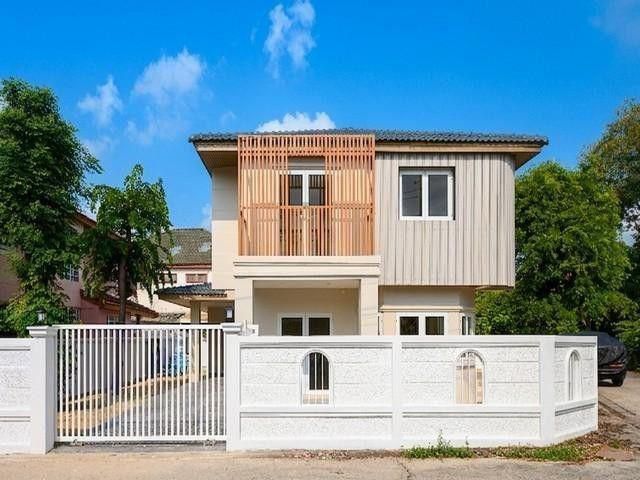 ขายบ้านเดี่ยว 2ชั้น หมู่บ้าน ทองสถิตย์วิลล่า ซอยรามอินทรา34 บ้านรีโนเวทใหม่สไตล์ Modern