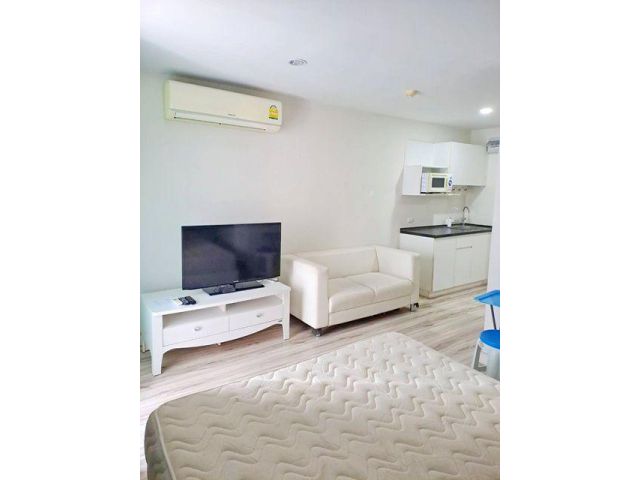 S9 Condo ค.ซักผ้า ตึกA ชั้น4 25ตร.ม. เครื่องใช้ไฟฟ้าครบ เปิดซิงแอร์ใหม่ ห้อง Studio ถ.ราชพฤกษ์ MRTบางรักใหญ่ รัตนาธิเบศ