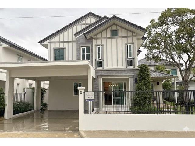 ให้เช่าบ้านเดี่ยว 2 ชั้น โครงการ วิลลาจจิโอ3 ศรีนครินทร์-บางนา ตกแต่งครบพร้อมเฟอร์นิเจอร์