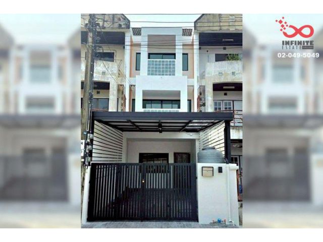 ขายทาวน์เฮาส์ 3 ชั้น 20 ตร.ว.ลาดพร้าว - ประดิษฐ์มนูธรรม รีโนเวทใหม่ ใกล้ทางด่วน