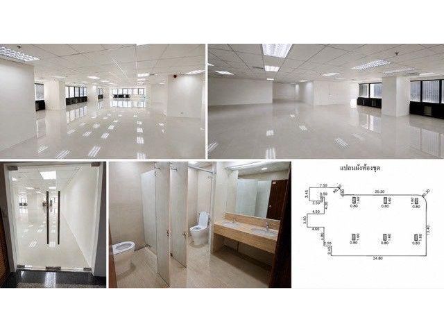 ให้เช่าสำนักงาน อาคารโอเชี่ยน ทาวเวอร์ 2 อโศก–สุขุมวิท พื้นที่ 445 ตร.ม. ใกล้ BTS อโศก และ MRT สุขุมวิท