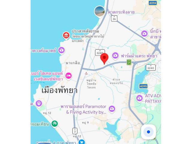 ขายด่วนที่ดินชลบุรี ใกล้หาด 2-1-82 ไร่