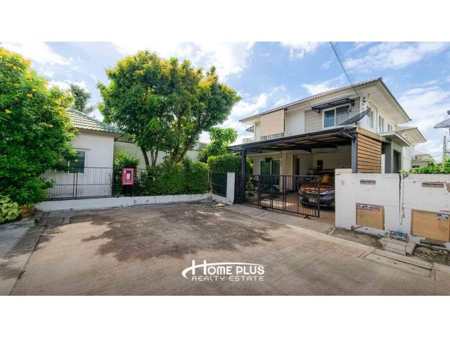 ขายบ้านเดี่ยว 2 ชั้น หมู่บ้านชัยพฤกษ์ รัตนาธิเบศร์–วงแหวน บางใหญ่ นนทบุรี บ้านหลังริม พร้อมอยู่ ใกล้รถไฟฟ้าสายสีม่วง