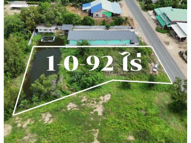 ขายที่ดิน 1 ไร่ 92 ตรว. หนองเหียง  พนัสนิคม ชลบุรี ติดรีสอร์ท บรรยากาศดี ใกล้ถนนสาย 331 เชื่อมต่อหลายพื้นที่สำคัญ