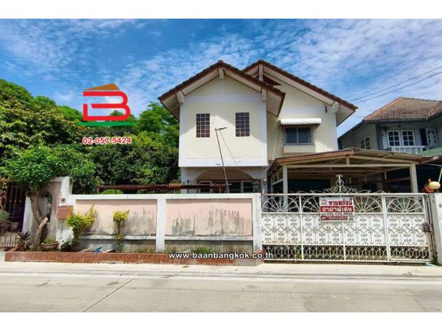 บ้านเดี่ยว 2 ชั้น เนื้อที่ 99 ตร.ว. ซอยรังสิต-นครนายก 26 ใกล้ฟิวเจอร์พาร์ครังสิต อำเภอธัญบุรี ปทุมธานี