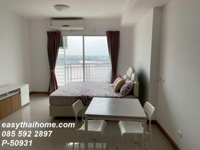 P-50931 — ให้เช่าคอนโด ชั้น 21 Supalai River Resort ใกล้ BTS วงเวียนใหญ่ 085-592-2897 Line: @easythaihome