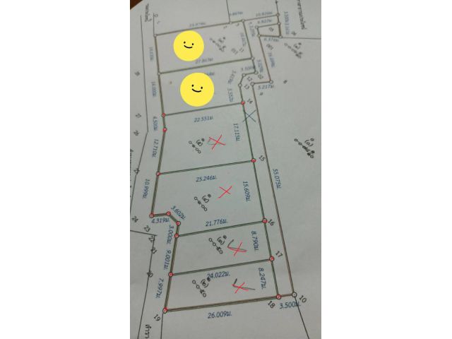 ขายที่ดิน 4 แปลง หลังตลาดหางดง อ.หางดง