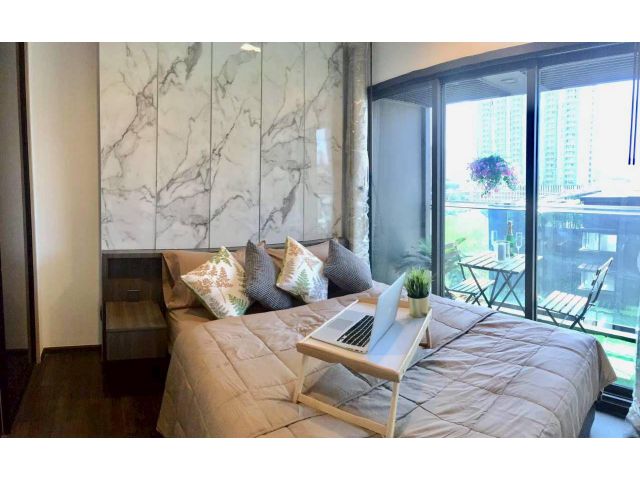 For rent Condo The Line Asoke - Ratchada Fully Furnished (S15-2189)