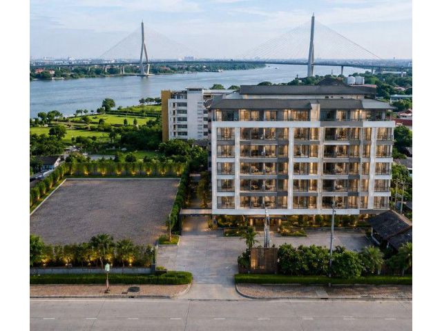 สะพานมหาเจษฎา100–161 MRT สะพานพระนั่งเกล้า 899ม.วิวแม่น้ำเจ้าพระยา 9ชั้น ห้องพัก พร้อม 7 ห้องประชุม เกาะเกร็ด โรงแรม 4–5