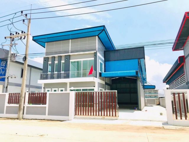 ขายที่ดินพร้อมสร้างโรงงาน ย่านบางบัวทอง