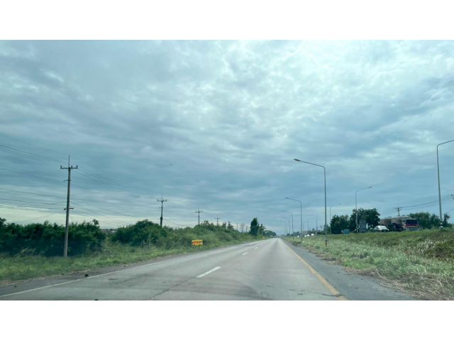 ขายที่ดิน 12 ไร่ครึ่ง ติดถนนสายปทุมธานี-บางปะหัน