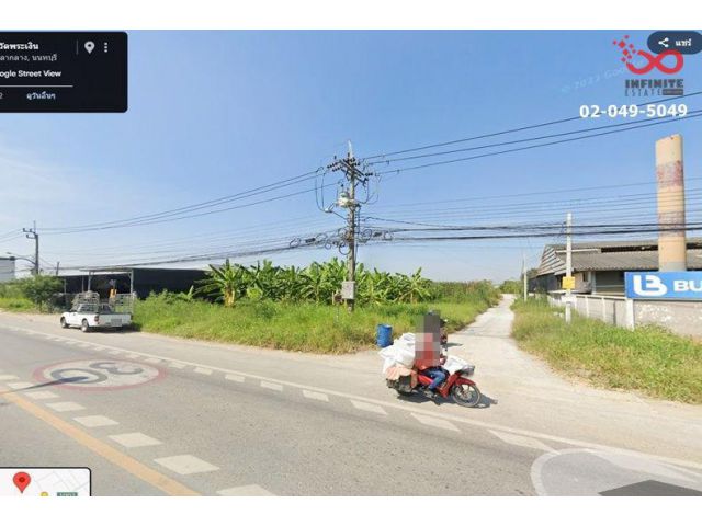 ขายที่ดิน 101 ตร.ว. ถนนบางม่วง-บางคูลัด (วัดพระเงิน) บางกรวย ใกล้วัดป่ามณีกาญจน์