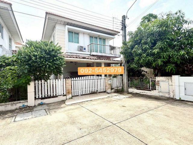 ขาย บ้านแฝด หลังริม หมู่บ้านเดอะวิลล่า รัตนาธิเบศร์