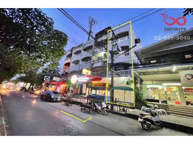 ขายอาคารพาณิชย์ 4 ชั้น 16 ตรว. ตรงข้ามมหาวิทยาลัยรังสิต ม.เมืองเอก ปทุมธานี น่าลงทุน
