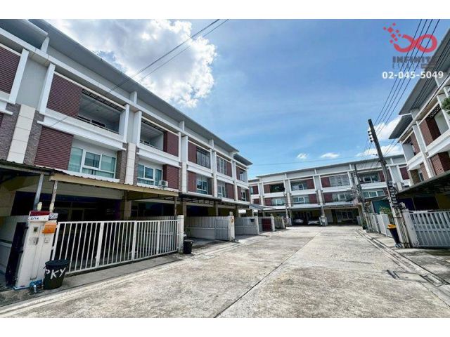 ขายทาวน์โฮม 3 ชั้น 30 ตร.ว. ไพรเวททาวน์ โพธิ์แก้ว 3 ลาดพร้าว 101-ประดิษฐ์มนูธรรม