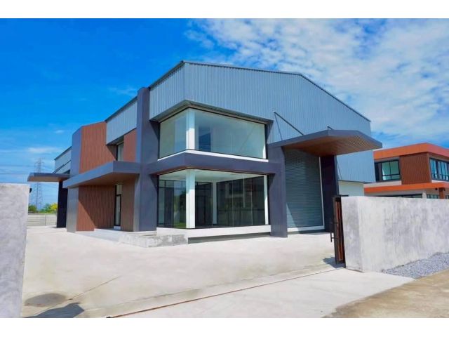 ที่ดินติดถนนใหญ่พร้อมสร้างโรงงาน โกดัง คลังสินค้า ย่านบางบัวทอง