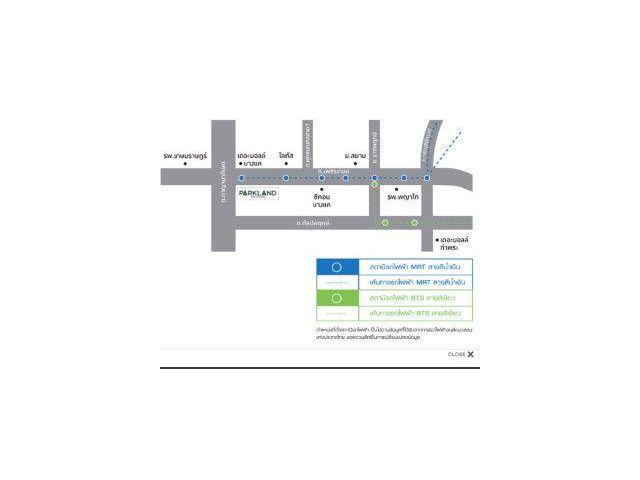 ให้เช่าThe Parkland Phetkasame ตรงข้ามเดอะมอลล์บางแค / MRT: หลักสอง Built-in with fully furnish ห้องสวย (1 Bedroom , 1 b