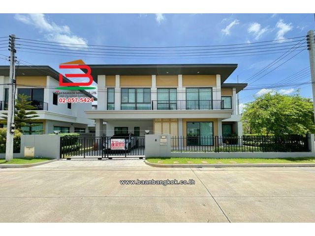 บ้านเดี่ยว 2 ชั้น เนื้อที่ 60.3 ตร.ว. โครงการ เวนิว ไอดี รังสิต-ปทุมธานี (ซอย 8) ใกล้มหาวิทยาลัยปทุมธานี