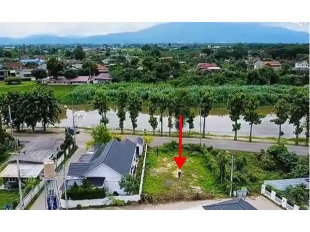 ขายที่ดินติดถนนเลียบน้ำปิงห่างวัดป่างิ้ว 1.5กม