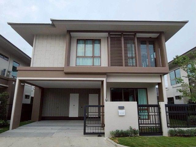 ให้เช่าบ้านเดี่ยว 2 ชั้น โครงการ บุราสิริ กรุงเทพกรีฑา 4 ห้องนอน บ้านใหม่ พร้อมเฟอร์นิเจอร์ เลี้ยงสัตว์ได้ ใกล้ Wellingt