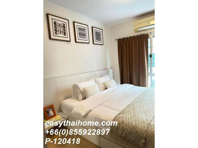 P-120418 | ปล่อยเช่า A Space Sukhumvit 77 (เอ สเปซ สุขุมวิท 77) คอนโด 1 ห้องนอน เฟอร์ครบ พร้อมเครื่องซักผ้า อาคาร G