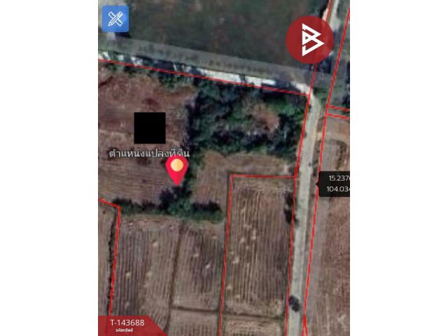 ขายที่ดิน เนื้อที่ 12 ไร่ 3 งาน 77 ตร.วา โพธิ์ศรีสุวรรณ ศรีสะเกษ