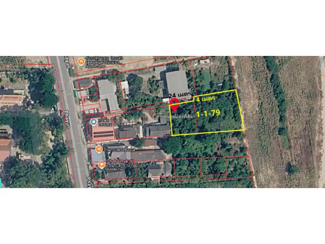 ที่ดิน 1 ไร่ 1 งาน 79 ตารางวา ผังสีส้ม ที่สวย ไร่ละ 6 ล้าน