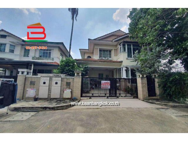 บ้านเดี่ยว หลังริม Nantawan Ramkhamhaeng : นันทวัน รามคำแหง เนื้อที่ 93.4 ตรว. ถนนรามคำแหง เขตสะพานสูง