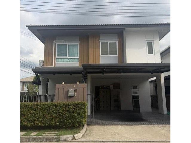 ขายบ้านแฝด หลังมุม โครงการ เซนส์ ซอยสายไหม 56 หน้าบ้านหันทางทิศเหนือ