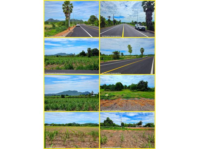 ที่ดิน10 ไร่ ทำเลดี-จัดสรรได้ ติดทางหลวงชนบท วิวภูเขา ต.ปากช่อง อ.จอมบึง จ.ราชบุรี