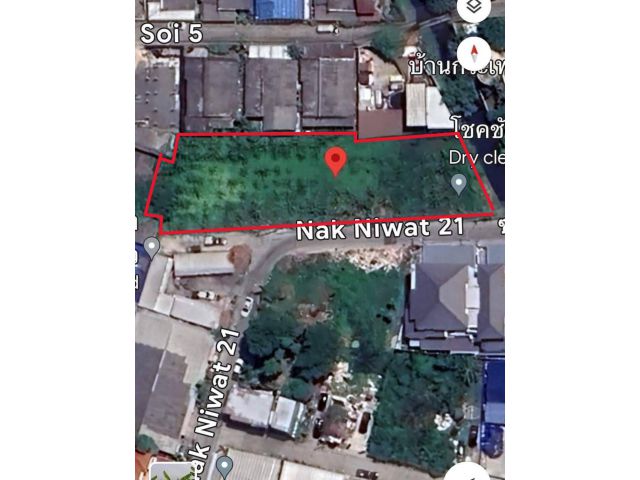 ขายที่ดินแปลงมุม ซอยนาคนิวาส 21 ลาดพร้าว