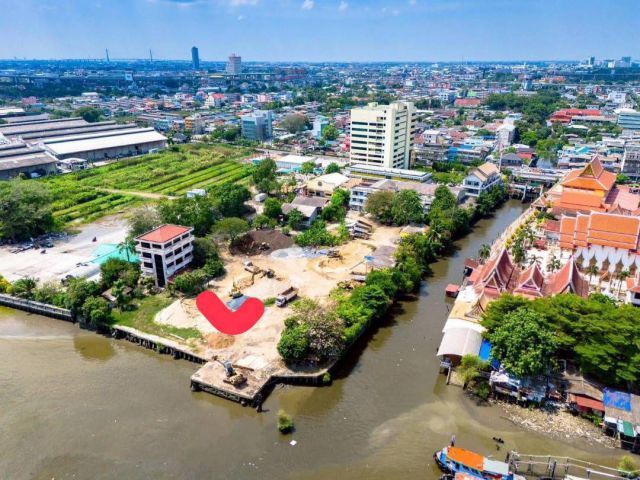 ขายที่ดินติดแม่น้ำเจ้าพระยา5ไร่เศษ เหมา980ล้าน เขตราษฏร์บูรณะ กรุงเทพฯ เหมาะทำโรงแรม/คอนโดริมแม่น้ำ.ขายถูกสุดๆ