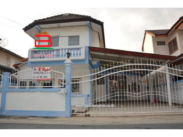 บ้านเดี่ยว 2 ชั้น โครงการ อัมรินทร์นิเวศน์ 3 ผัง 1 (ซอยสายไหม 13)เนื้อที่ 43 ตรว. ถนนสายไหม แขวงสายไหม เขตสายไหม กรุงเทพ