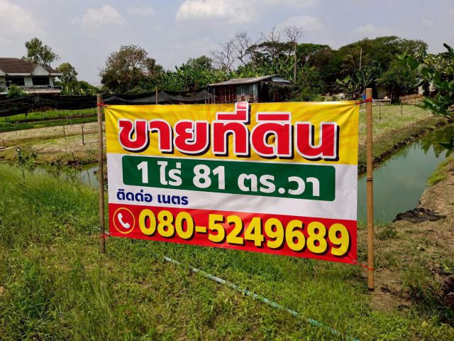 ขายที่ดินสวย 1 ไร่ 81 ตร.ว. บางใหญ่-นนทบุรี ถนนกว้าง 12 ม. ไฟฟ้า 3 เฟส ทำเลทองใกล้ Central Westgate