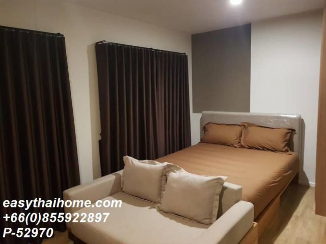 P-52970 | ปล่อยเช่า ISSI Condo Suksawat (อิซซี่ คอนโด สุขสวัสดิ์) ห้องสตูดิโอ ชั้นสูง วิวแม่น้ำ เฟอร์ครบ