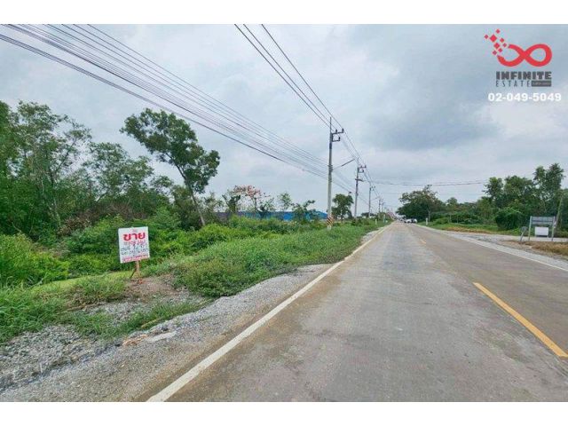 ขายที่ดินติดถนน 1-2-45 ไร่ สุวินทวงศ์ ใกล้ตลาดฉิน คลองหลวงแพ่ง ฉะเชิงเทรา