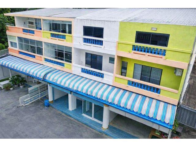 ใกล้ตลาดชุกโดน 300 ม.อาคารพาณิชย์ 3 ชั้น 4 นอน กาญจนบุรี บ้านใต้ สะพานข้ามแม่น้ำแคว แม่กลอง 3 น้ำ ขนาด 24 ตร.ว.288 ตร.ม.