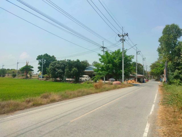 ที่ดิน67ไร่ ถนนลาดยางล้อมรอบแปลงที่ดิน3ด้าน อ.บางซ้าย อยุธยา