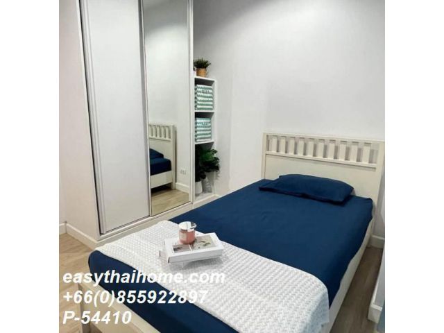 P-54410 | @ City Sukhumvit 101/1 (แอท ซิตี้ สุขุมวิท 101/1) คอนโด 2 ห้องนอน พื้นที่กว้าง วิวเมือง เฟอร์ครบ