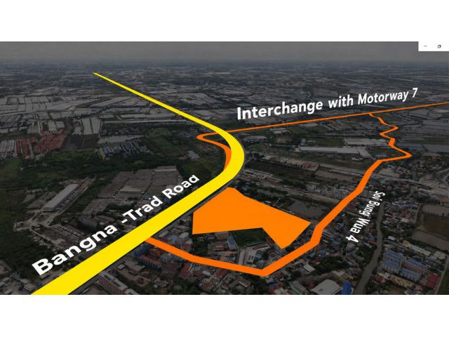 ขายที่ดินในเขตEEC ติดถนนใหญ่บางนา-ตราด กม 39