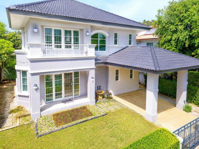 พร้อมแอร์ 72 ตร.ว. 200 ตร.ม. MRT วัชรพล 900 ม. บ้านเดี่ยวขนาดใหญ่ ทำเลศักยภาพวัชรพล-รามอินทรา 3 นอน 3 น้ำ เพลินนารี่มอลล