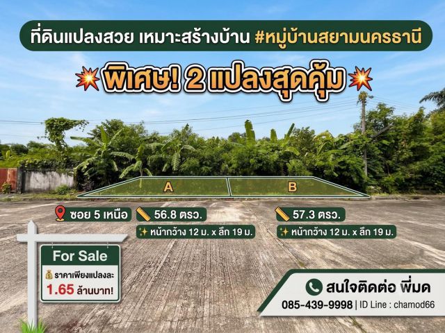 ที่ดินเปล่า ในหมู่บ้านสยามนครธานี